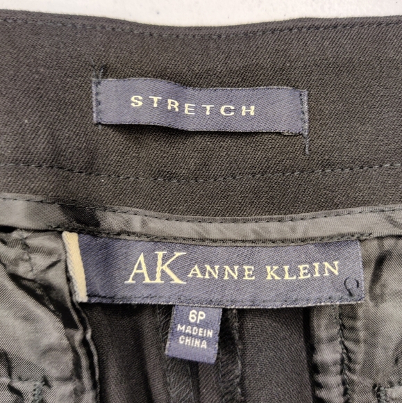 Anne Klein Black Stretch Trouser Size 6 Petite - Picture 4 of 4
